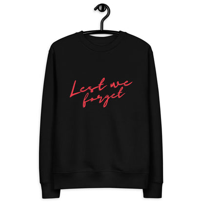 E X H L E. - Men's 'Lest we forget' Print Eco Sweatshirt