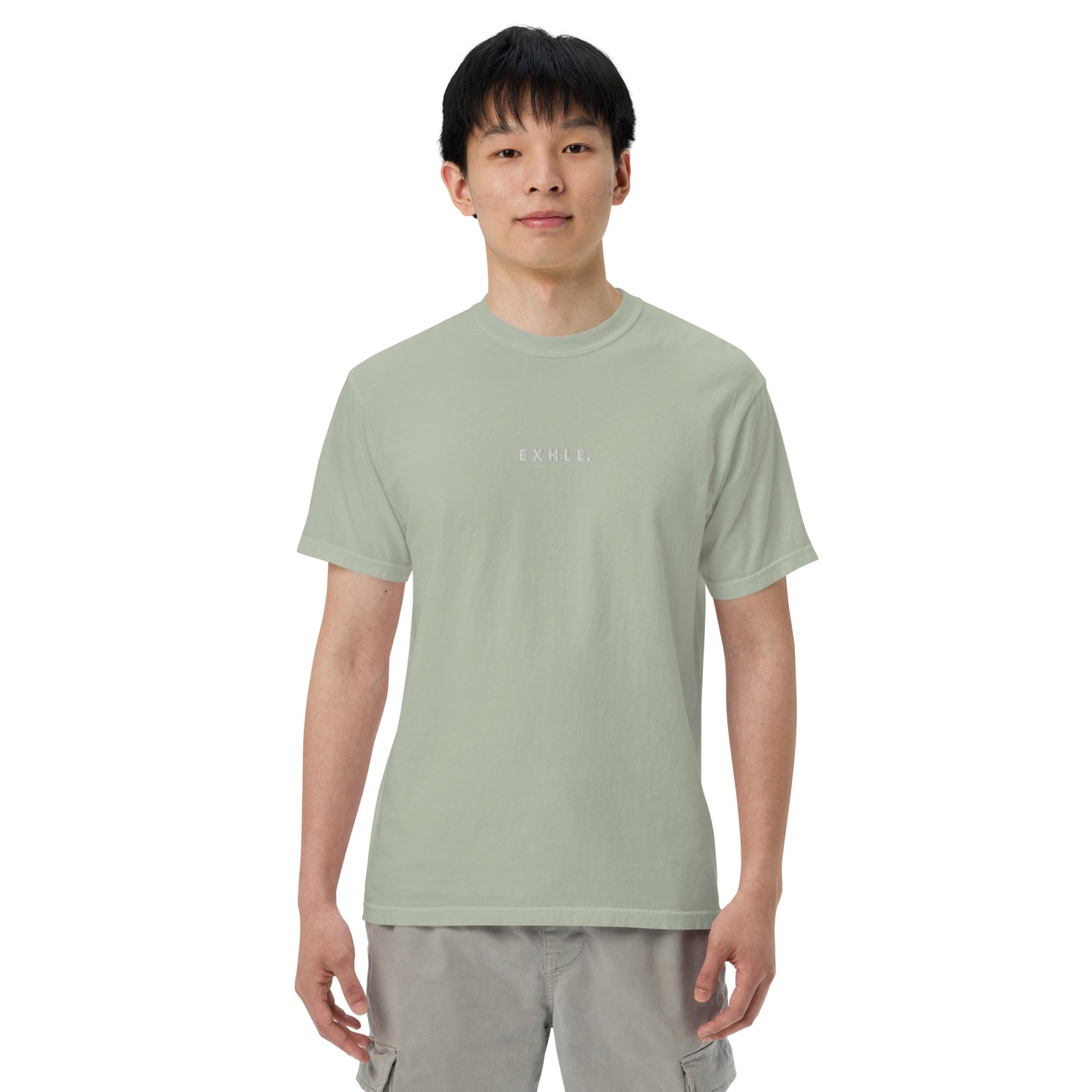 E X H L E. - Men's Garment-dyed Heavyweight T-shirt