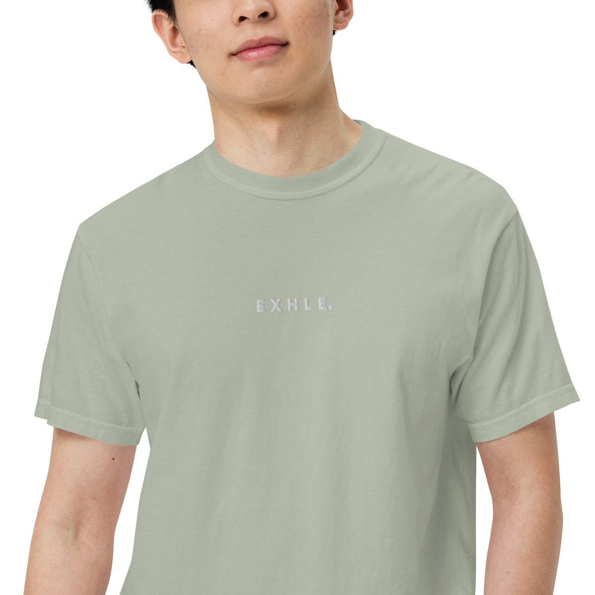 E X H L E. - Men's Garment-dyed Heavyweight T-shirt