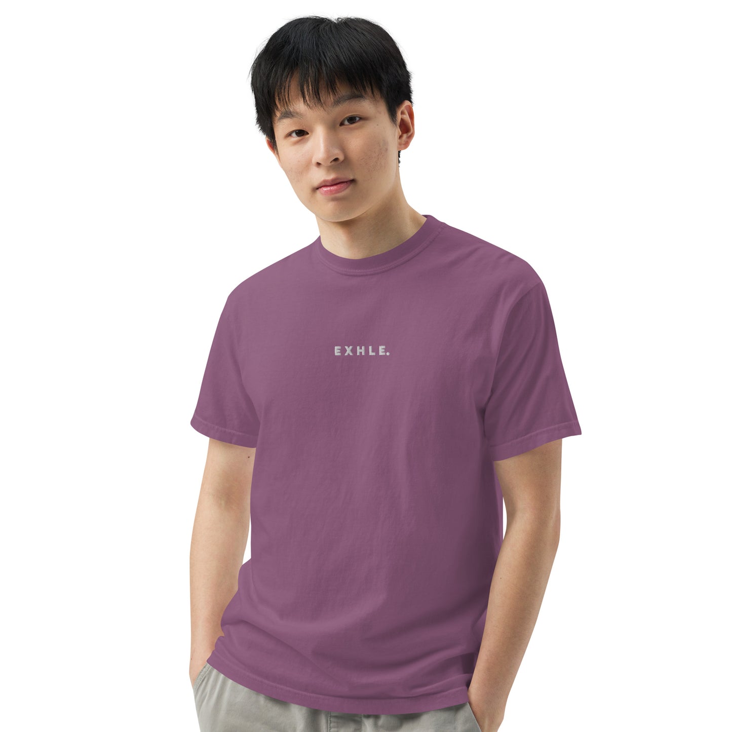 E X H L E. - Men's Garment-dyed Heavyweight T-shirt