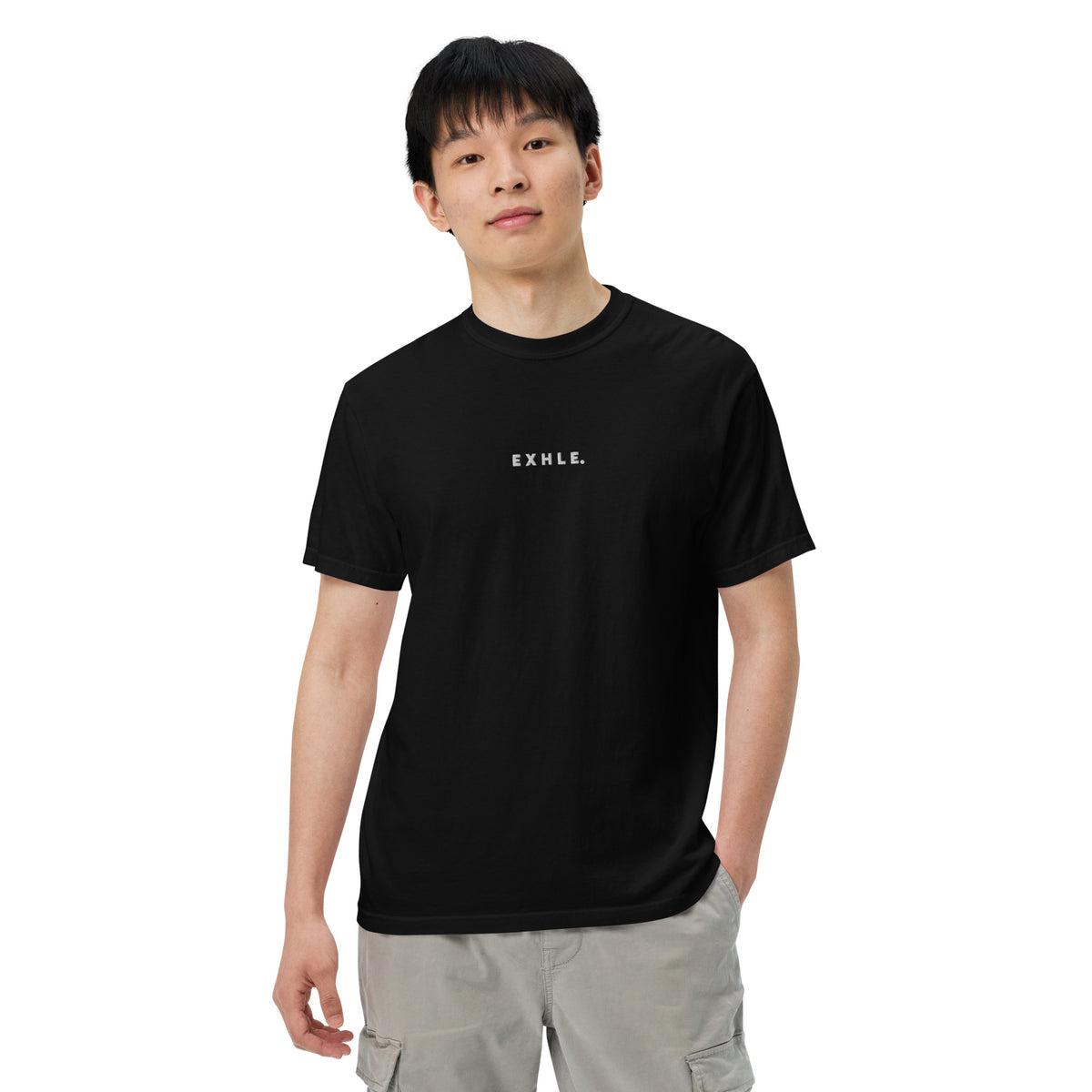 E X H L E. - Men's Garment-dyed Heavyweight T-shirt