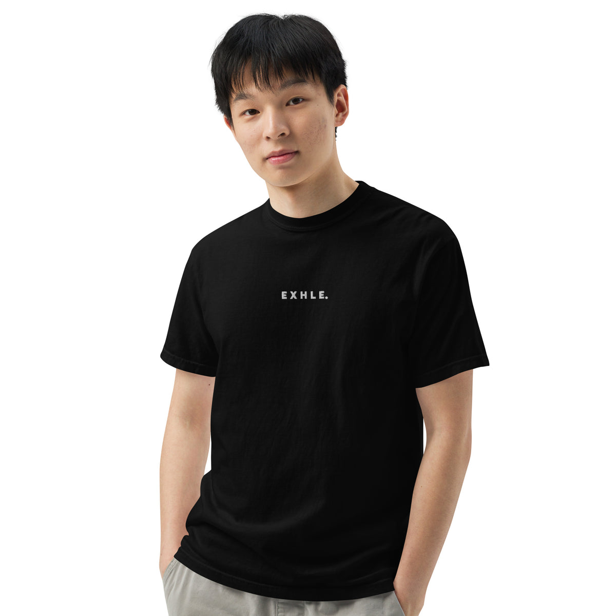 E X H L E. - Men's Garment-dyed Heavyweight T-shirt