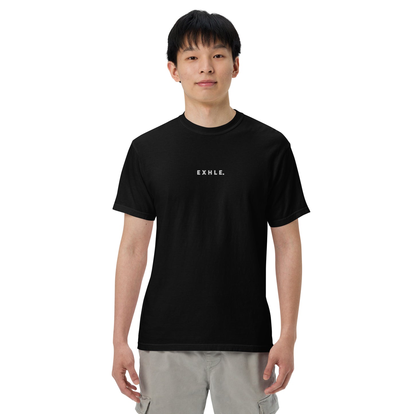 E X H L E. - Men's Garment-dyed Heavyweight T-shirt