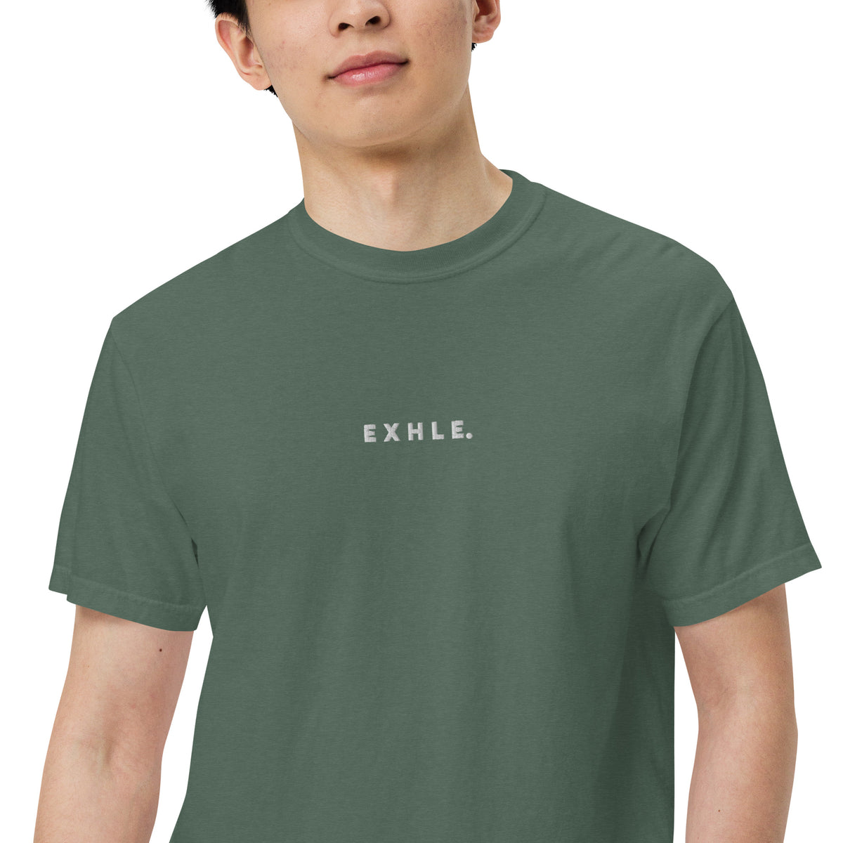 E X H L E. - Men's Garment-dyed Heavyweight T-shirt