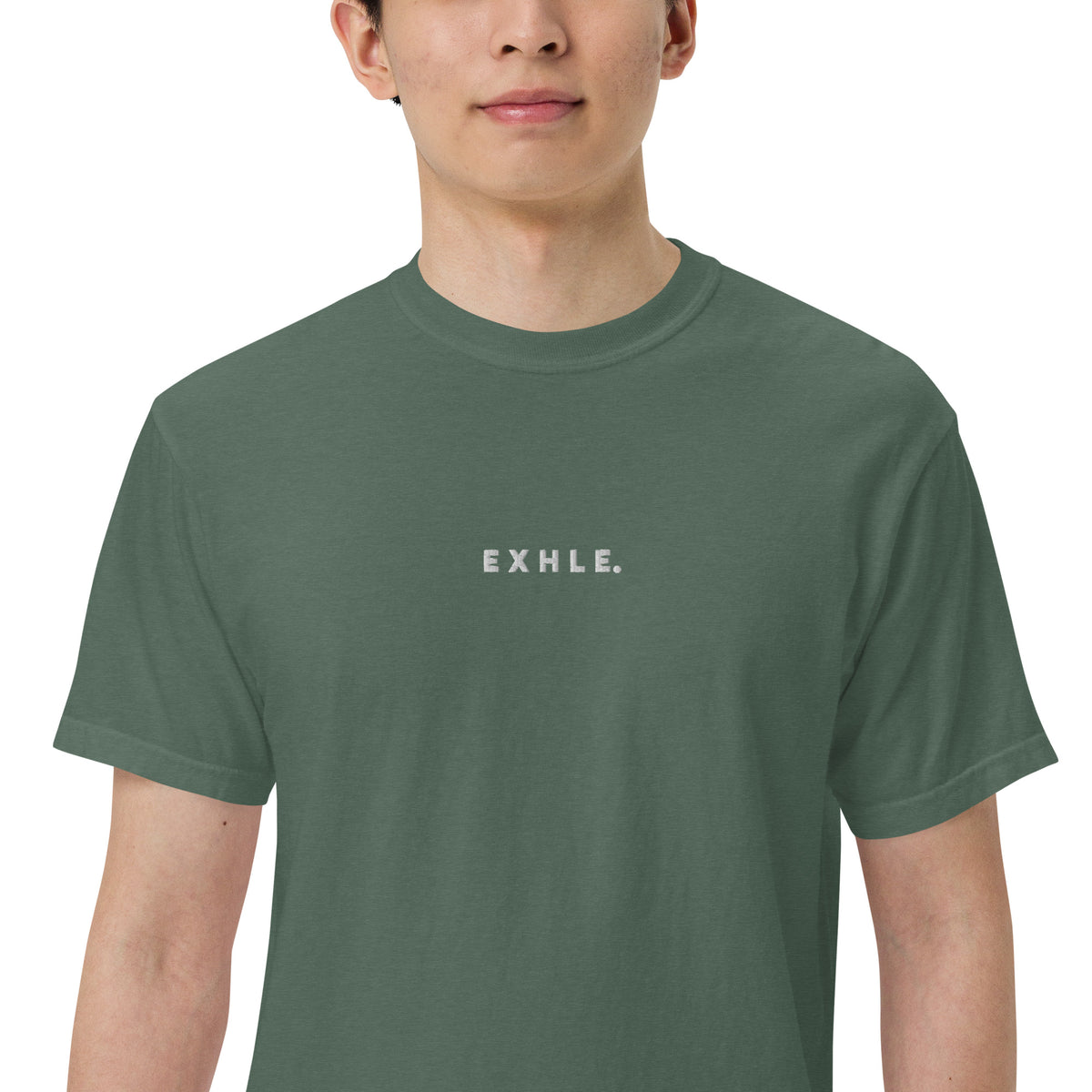 E X H L E. - Men's Garment-dyed Heavyweight T-shirt