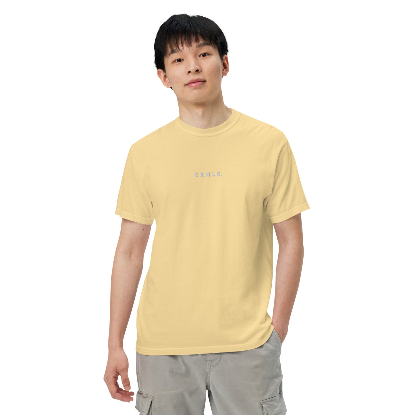 E X H L E. - Men's Garment-dyed Heavyweight T-shirt