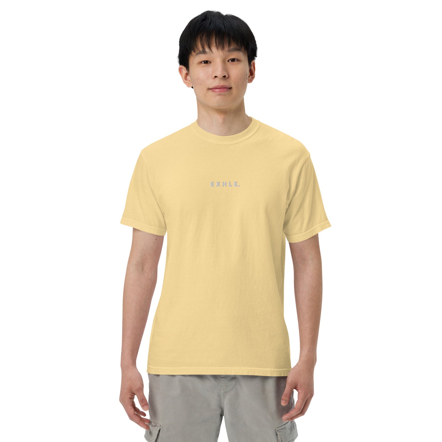 E X H L E. - Men's Garment-dyed Heavyweight T-shirt