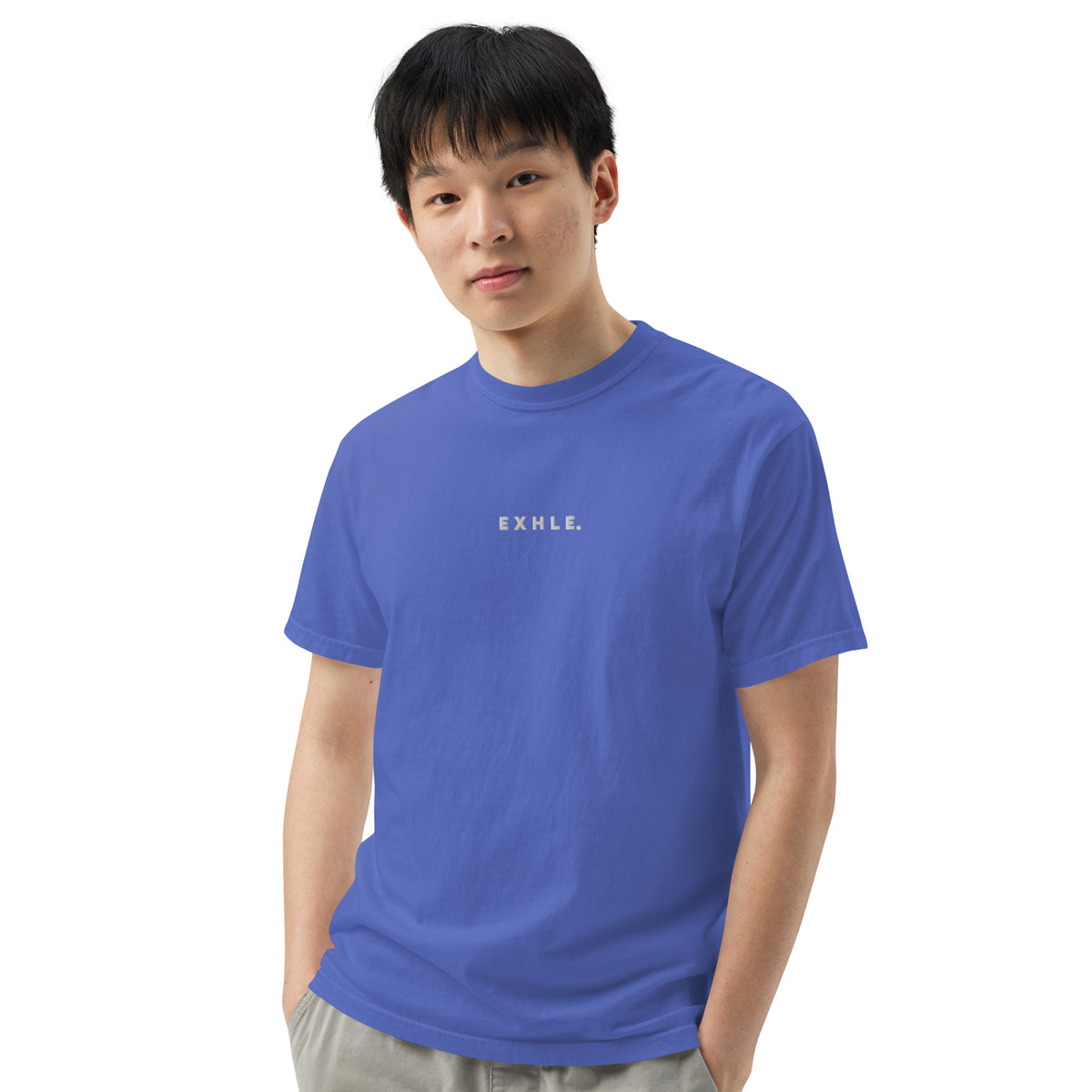 E X H L E. - Men's Garment-dyed Heavyweight T-shirt