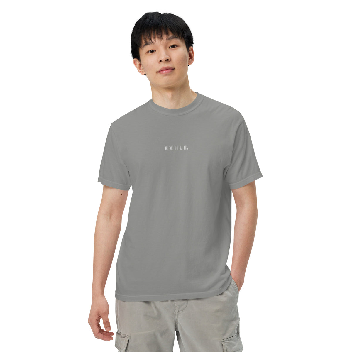 E X H L E. - Men's Garment-dyed Heavyweight T-shirt