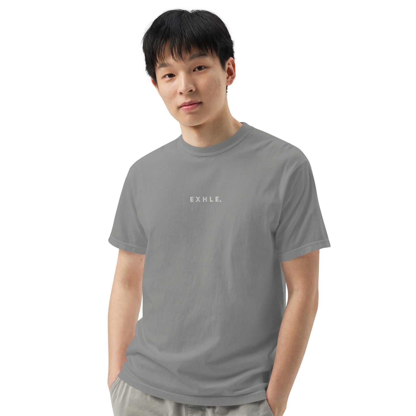 E X H L E. - Men's Garment-dyed Heavyweight T-shirt