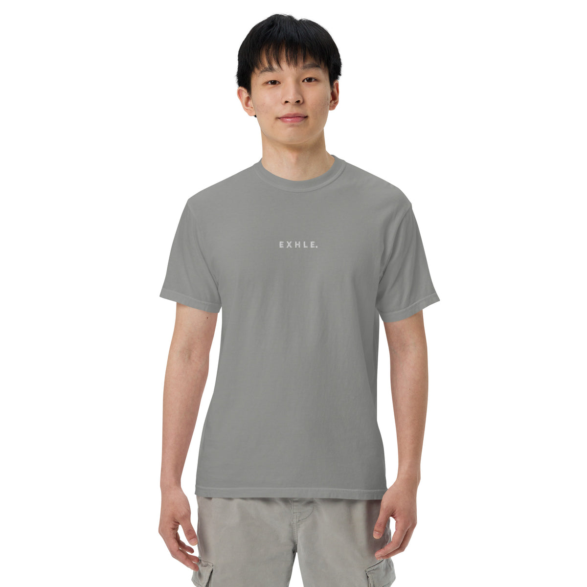 E X H L E. - Men's Garment-dyed Heavyweight T-shirt