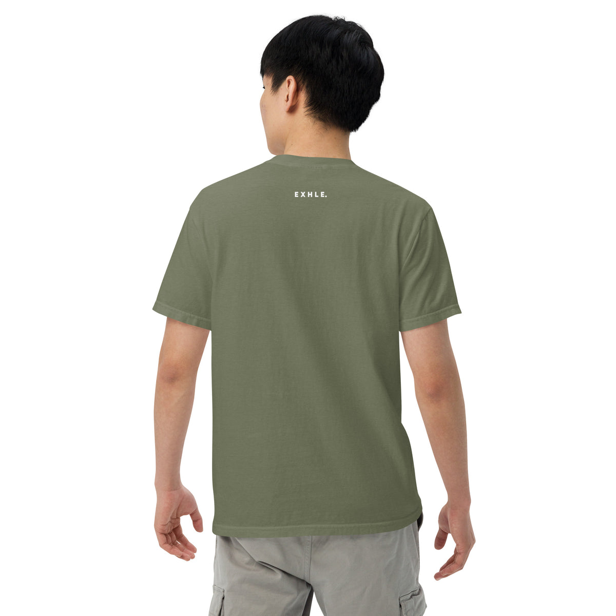 E X H L E. - Men's Garment-dyed Heavyweight T-shirt