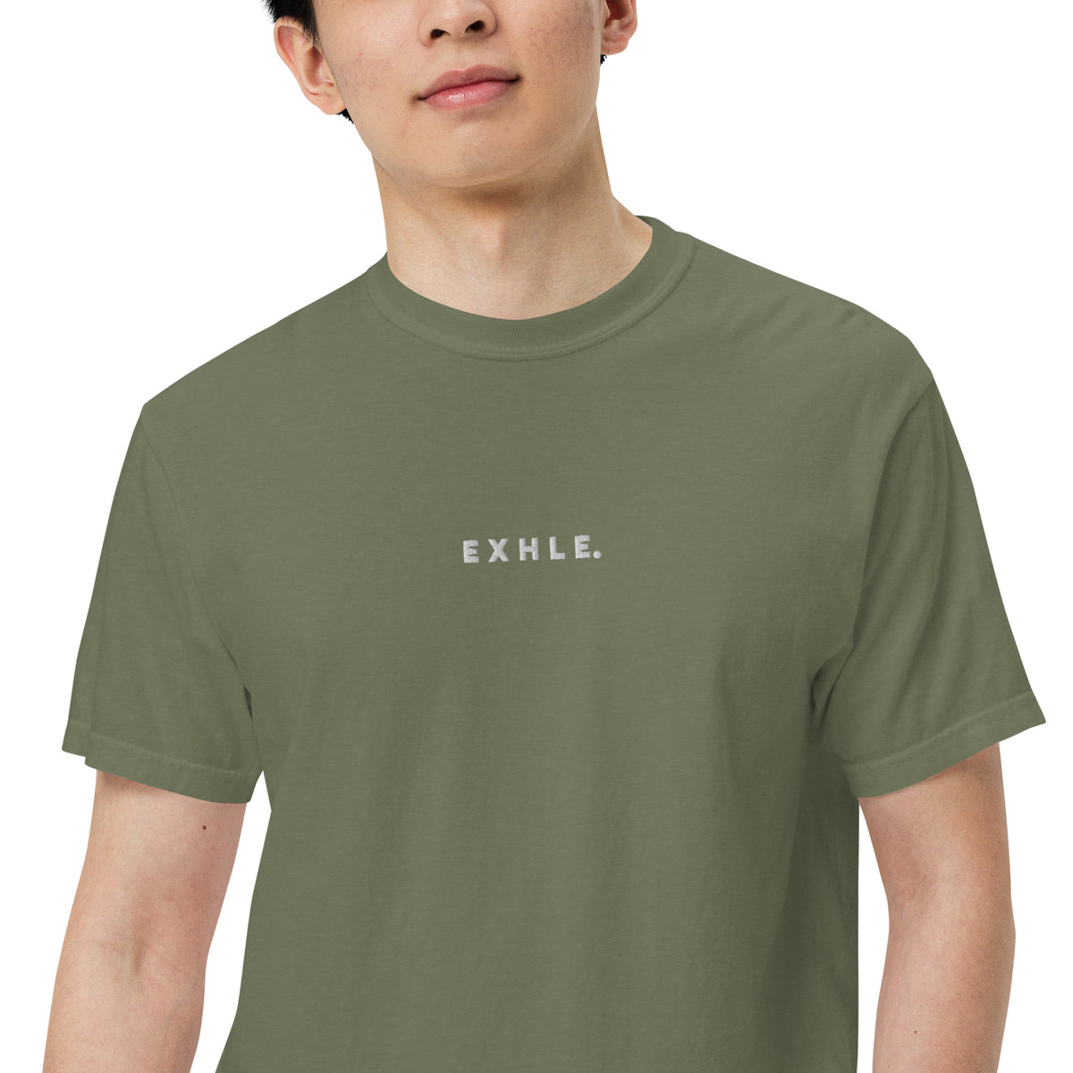 E X H L E. - Men's Garment-dyed Heavyweight T-shirt