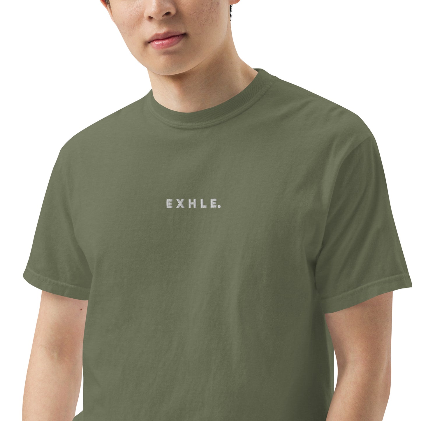 E X H L E. - Men's Garment-dyed Heavyweight T-shirt