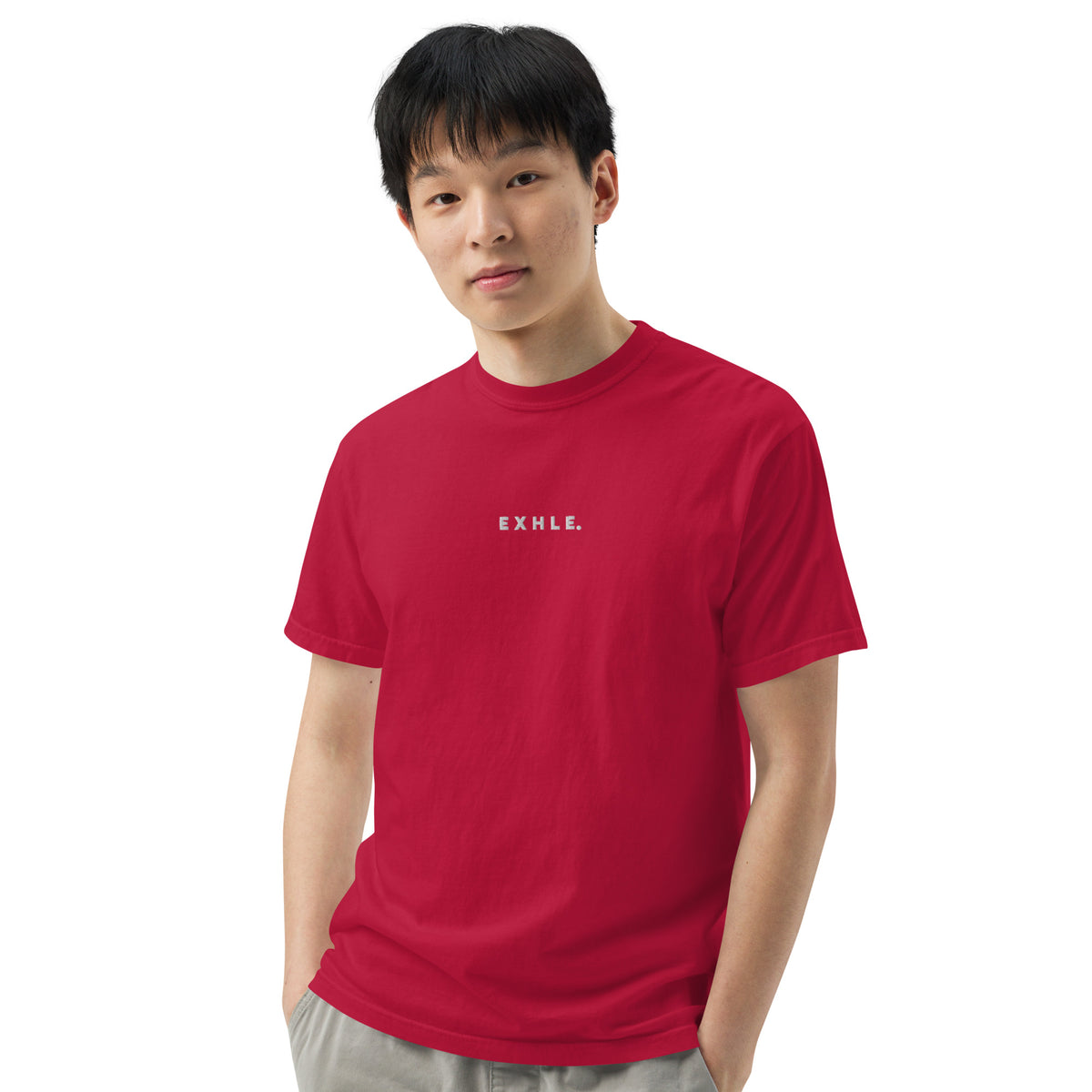 E X H L E. - Men's Garment-dyed Heavyweight T-shirt
