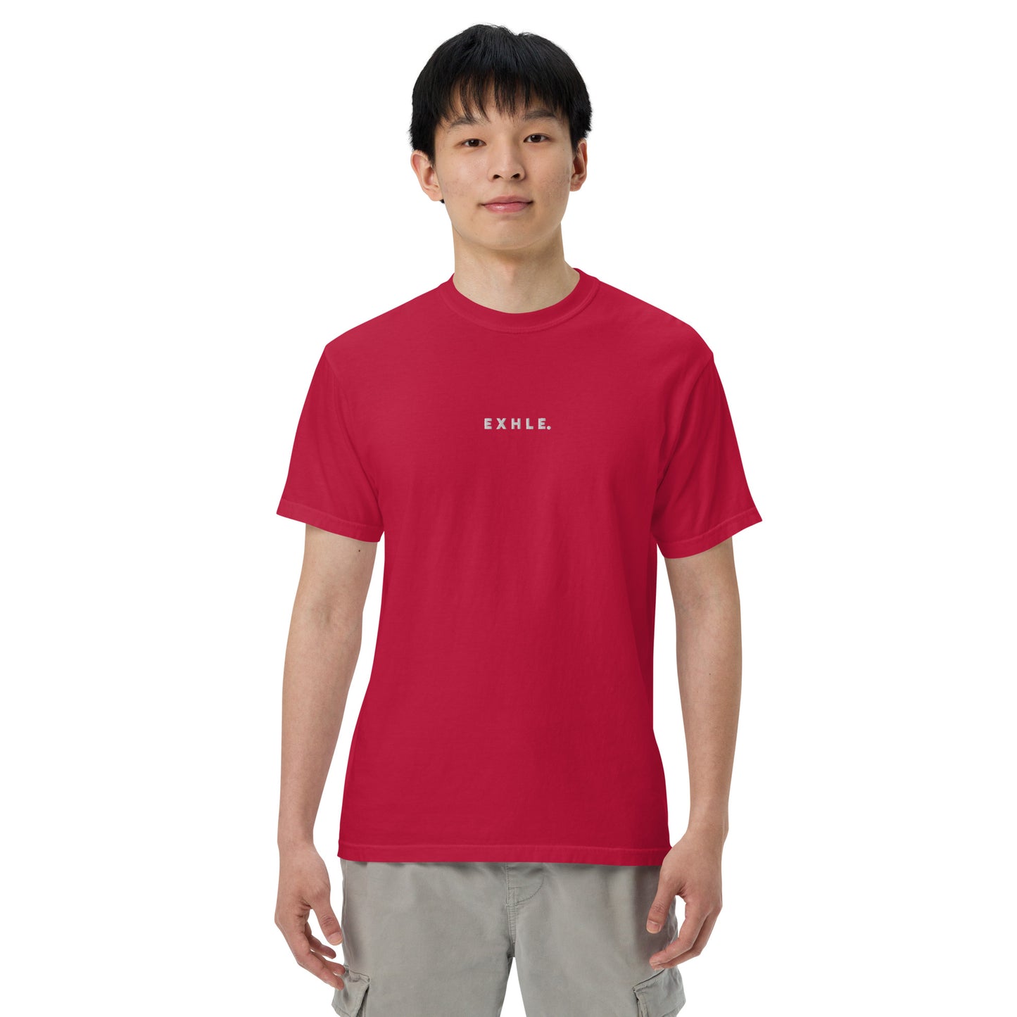 E X H L E. - Men's Garment-dyed Heavyweight T-shirt