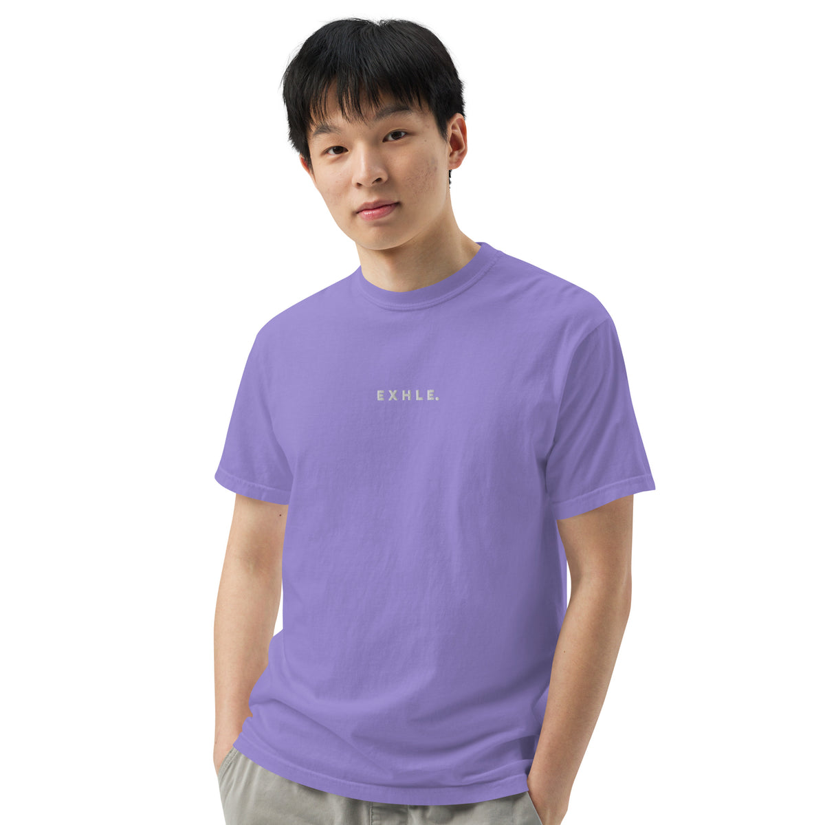 E X H L E. - Men's Garment-dyed Heavyweight T-shirt