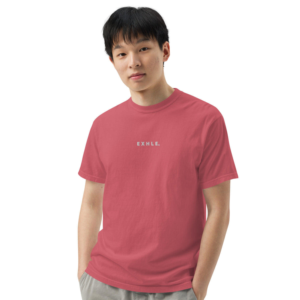 E X H L E. - Men's Garment-dyed Heavyweight T-shirt