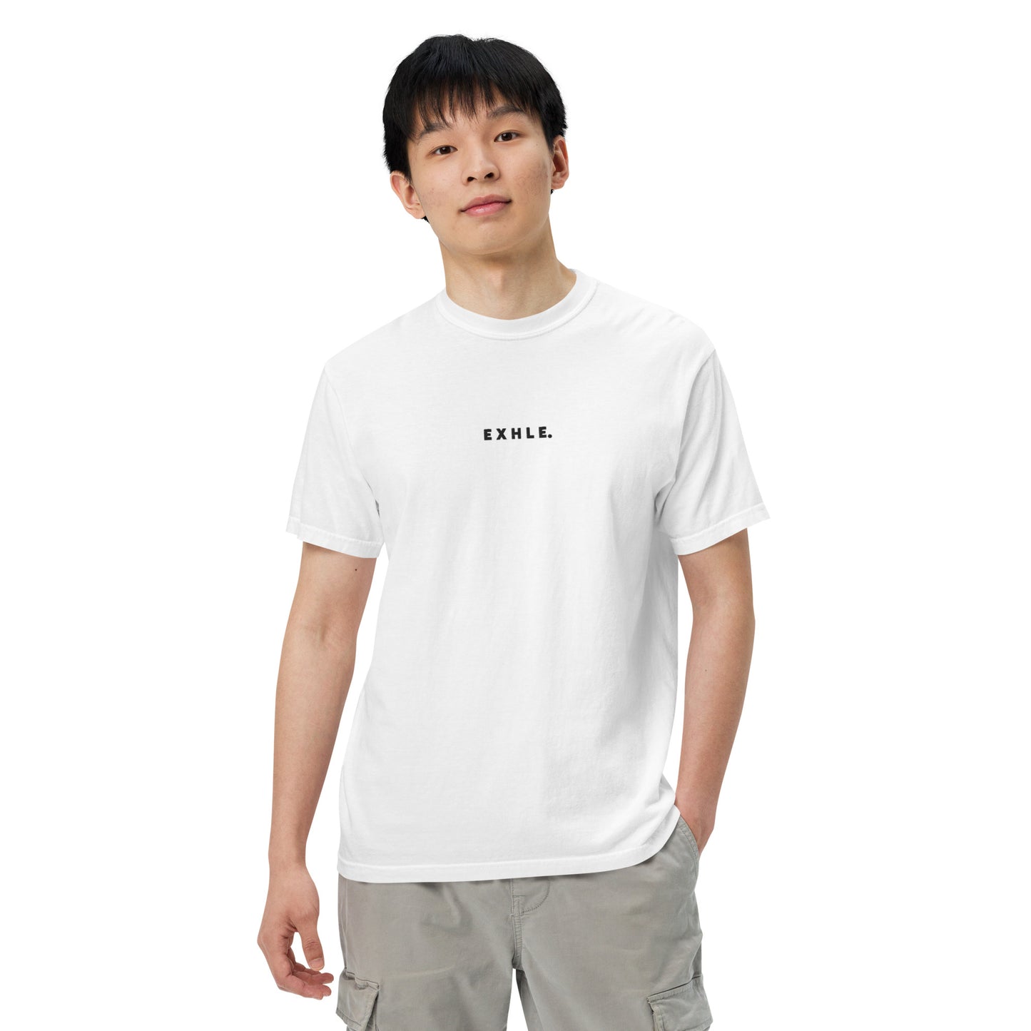 E X H L E. - Men's Garment-dyed Heavyweight T-shirt