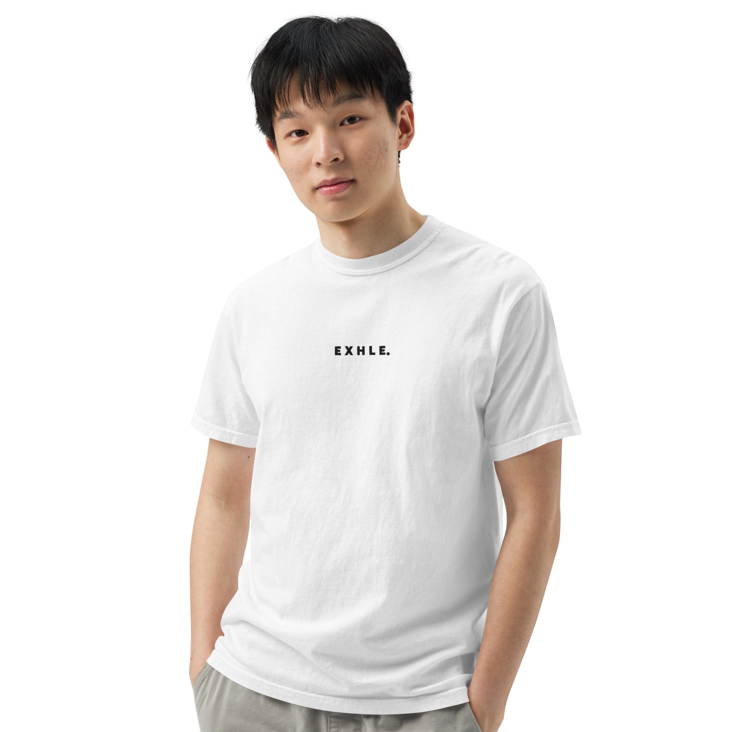 E X H L E. - Men's Garment-dyed Heavyweight T-shirt